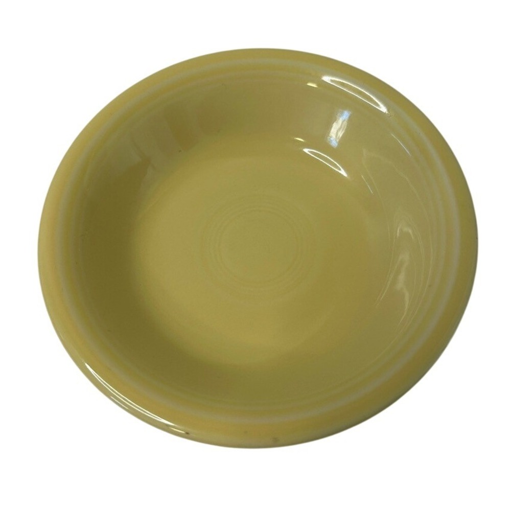 Vintage Fiesta Fiestaware Yellow Dessert Bowl Homer Laughlin China USA Lead Free
